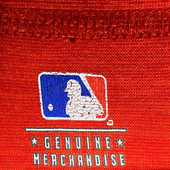 Angels T Shirt Genuine Merchandise Property Of Short Sleeve Crew Neck Red Medium - Picture 4 of 5